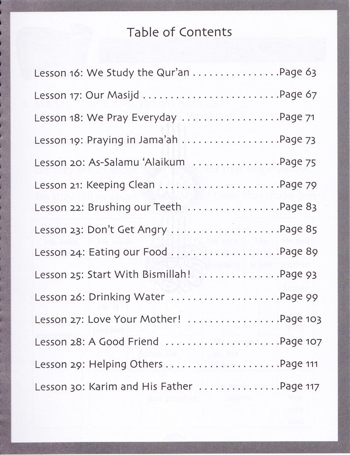 Sirah of our Prophet - Workbook - Grade 1