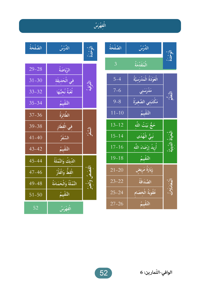 Al Wafi for Learning Arabic - Level 6