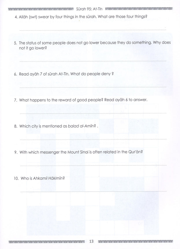 Juz Amma Workbook - Vol 2