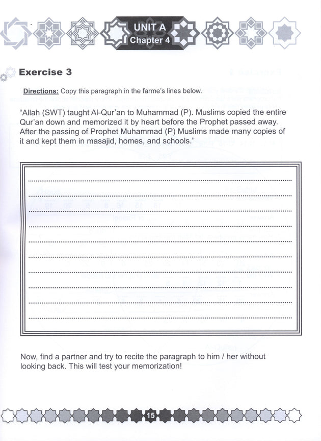 I Love Islam Workbook - Level 3 (1st Ed)