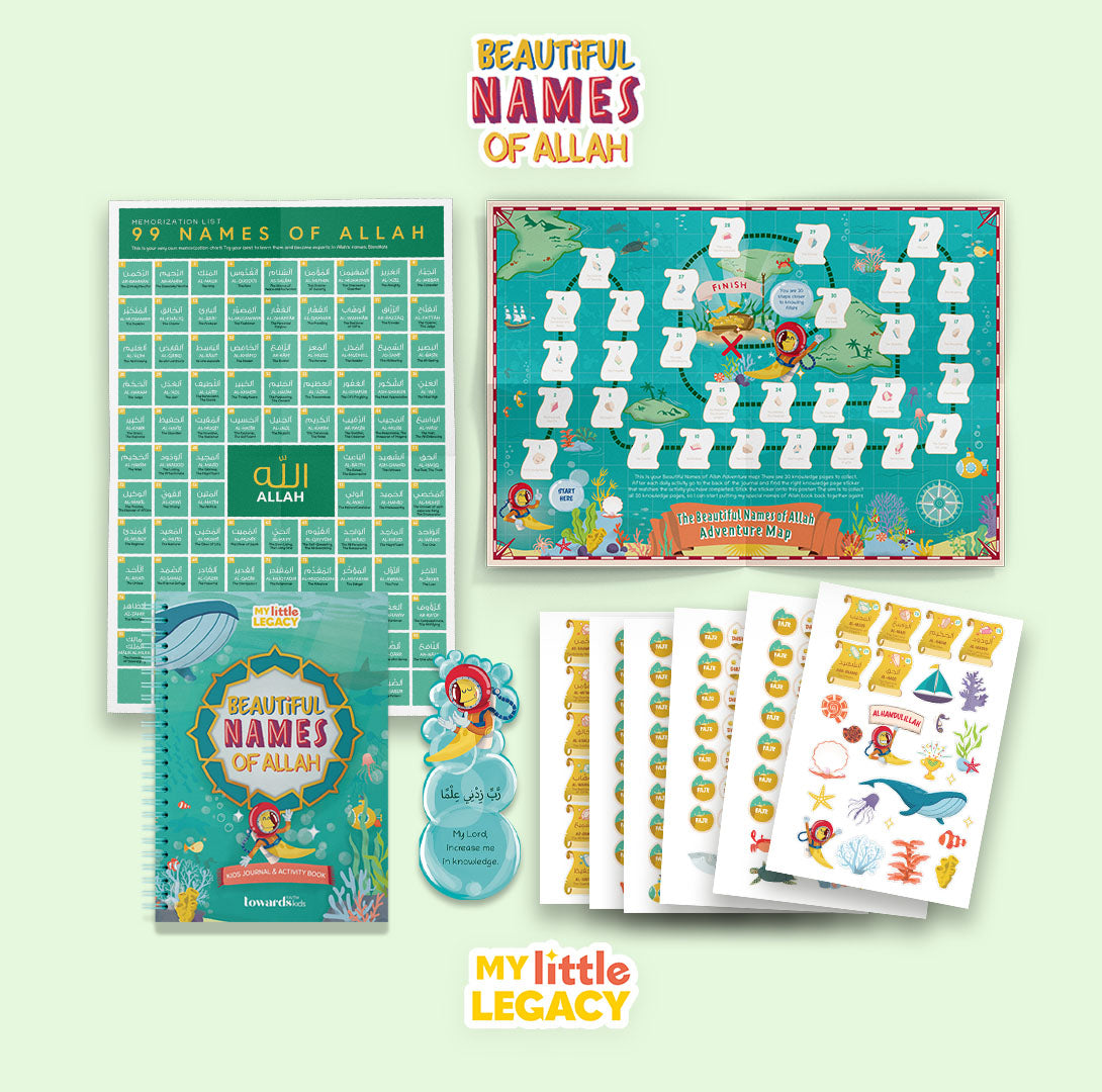 Beautiful Names of Allah - Kids Journal & Activity Book
