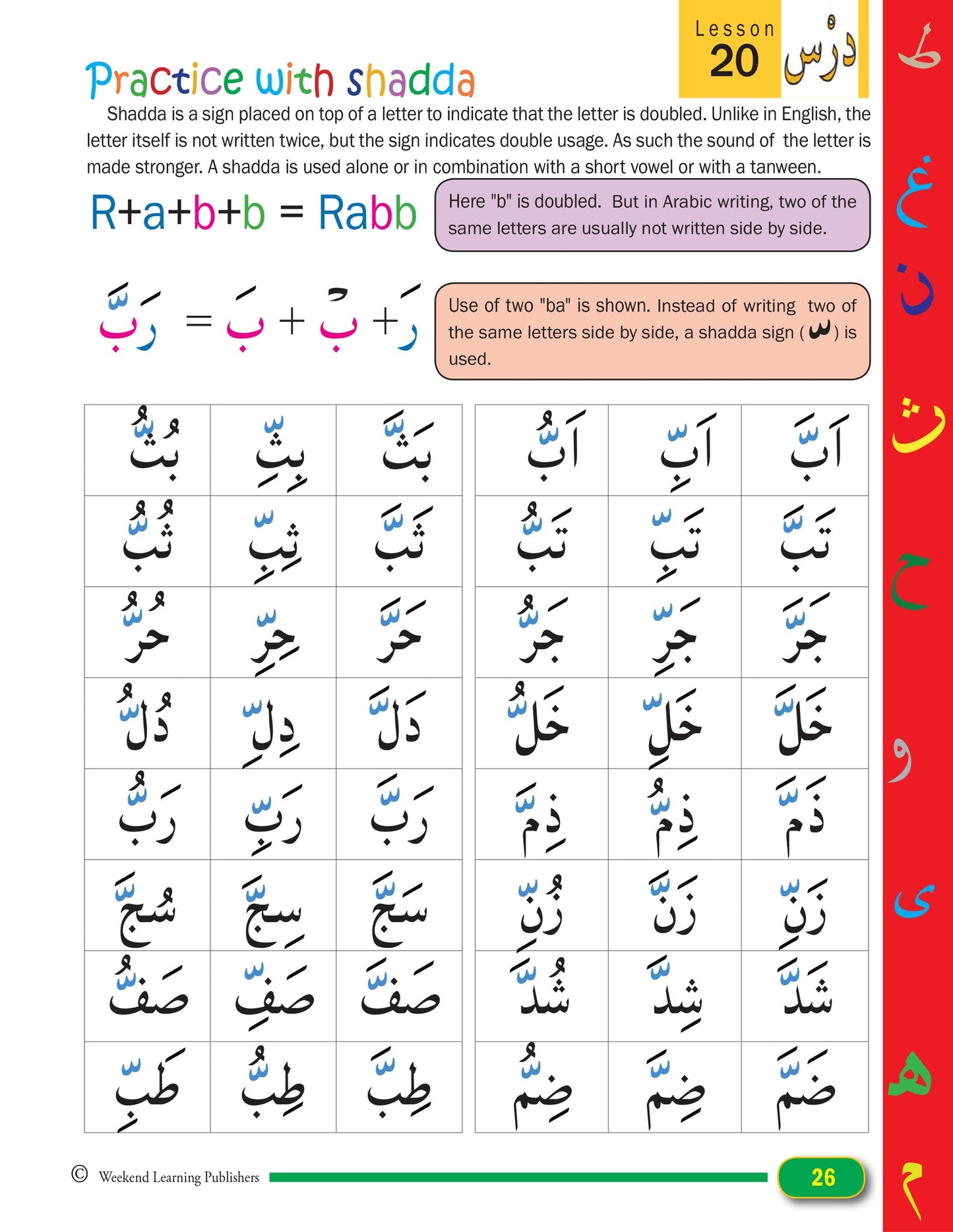 Beginners Arabic Reading