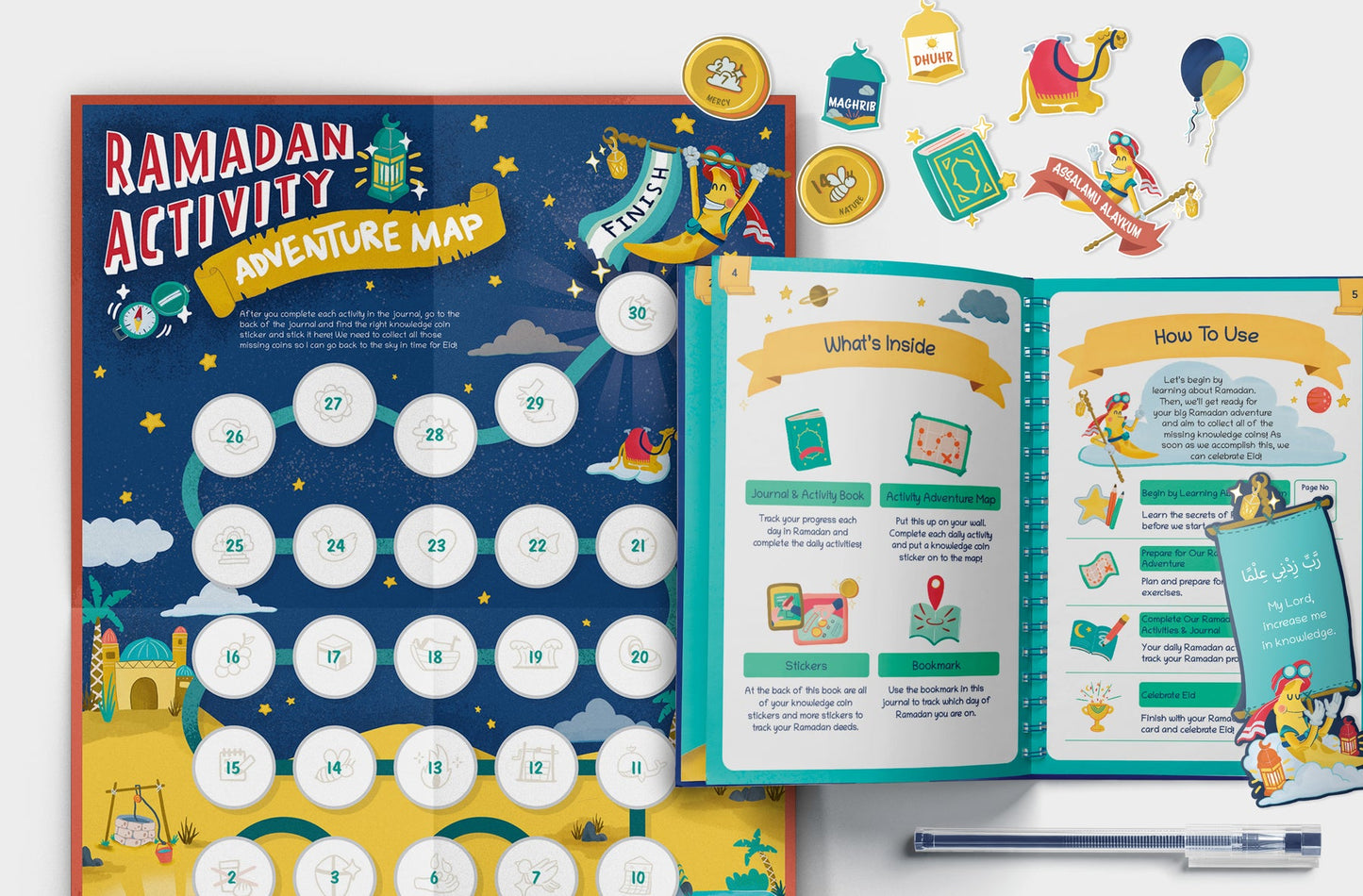 Ramadan & Quran - Kids Journal & Activity Book