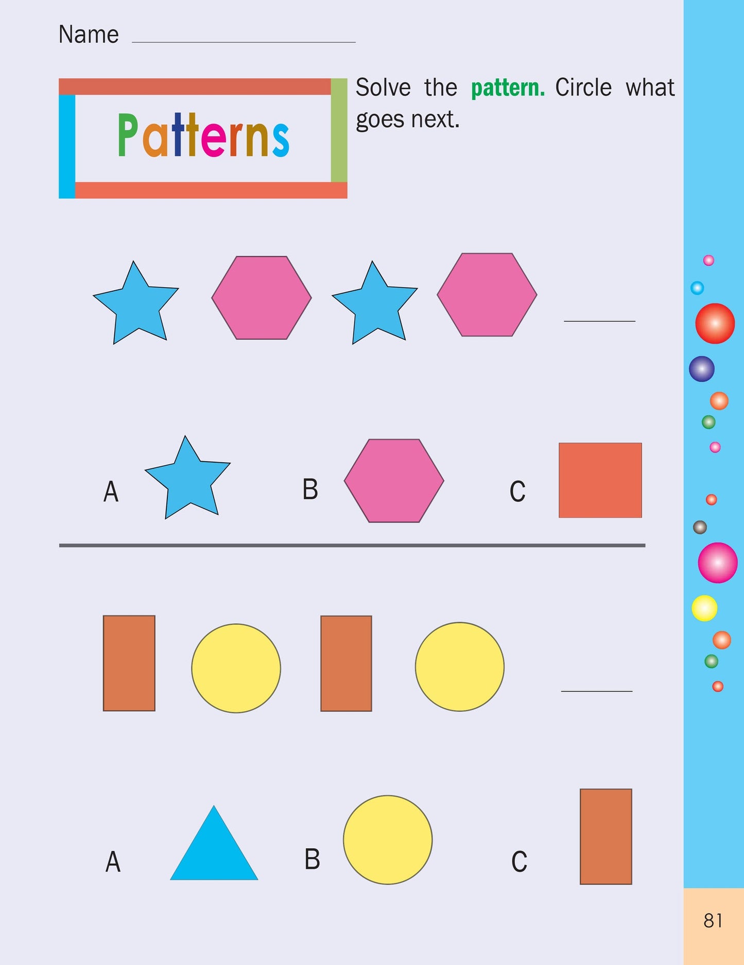 Preschool Activity Book