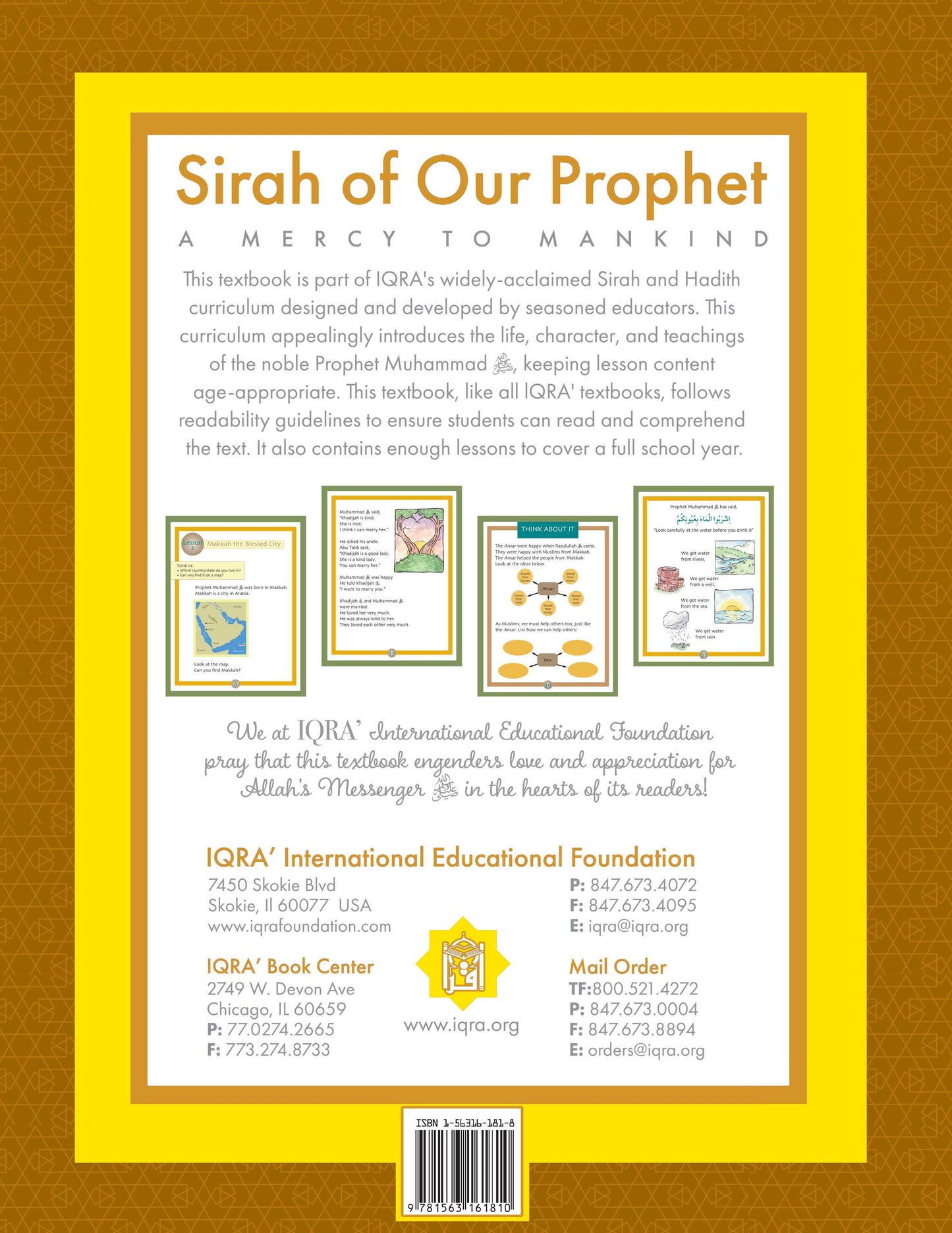 Sirah of our Prophet - Textbook - Grade 1