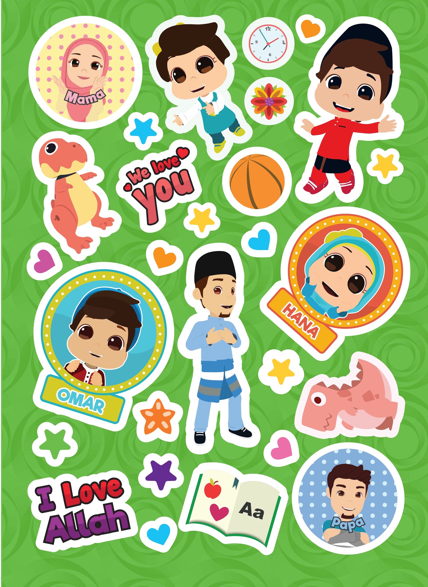 Omar and Hana - The Ultimate Coloring Book
