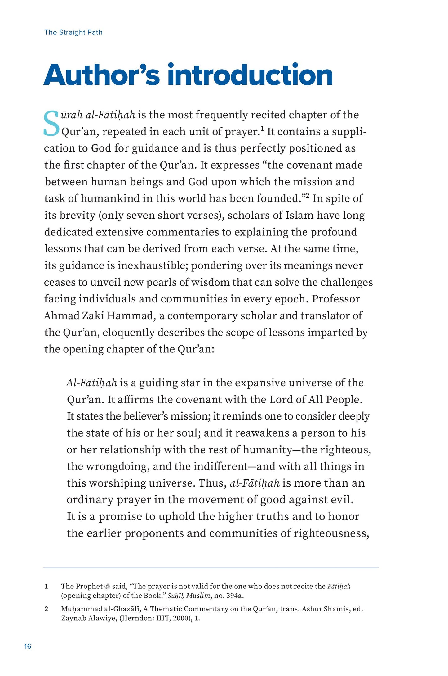 The Straight Path - How Surah Al-Fatihah Addresses Modern Ideologies