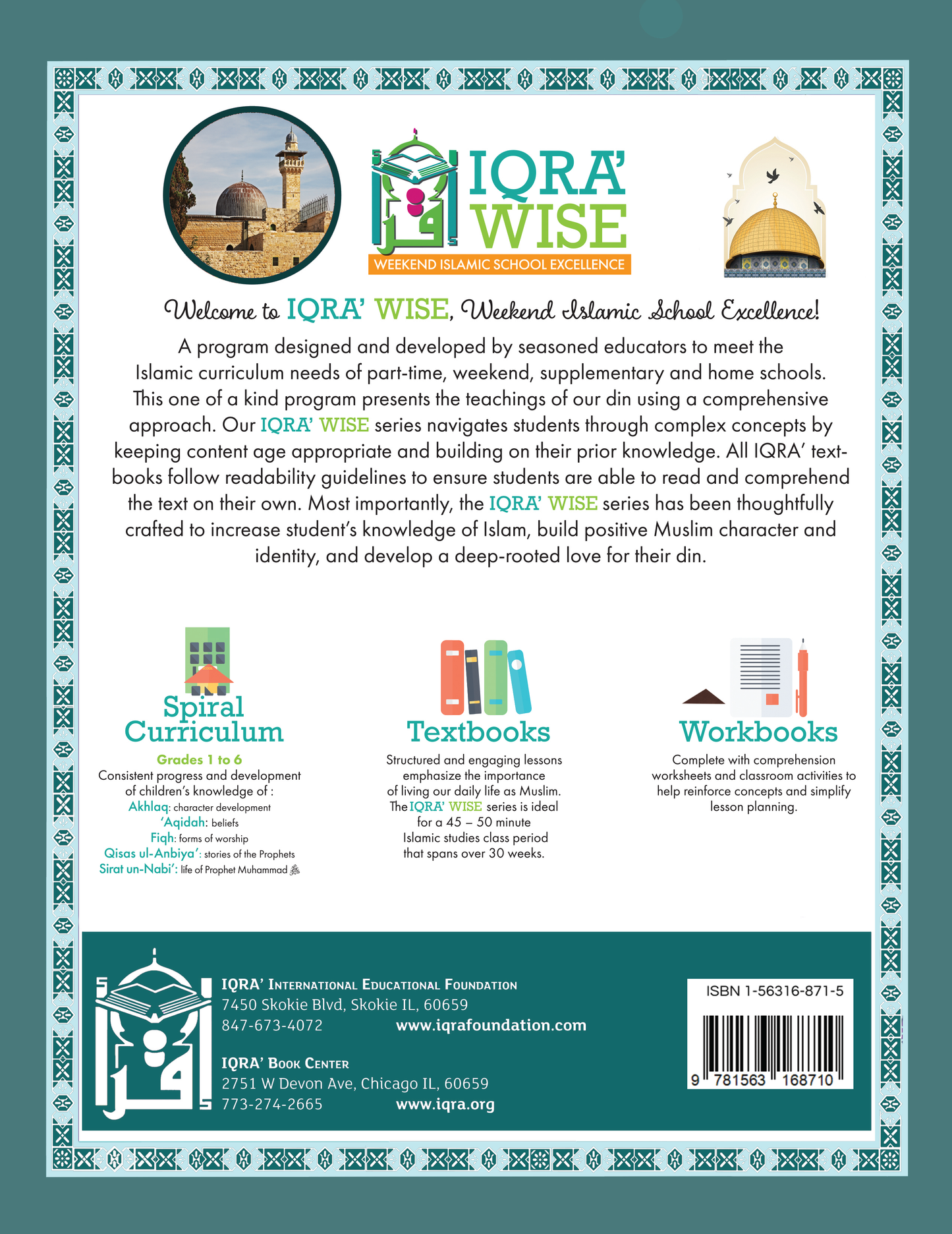 Iqra WISE Workbook - Grade 7
