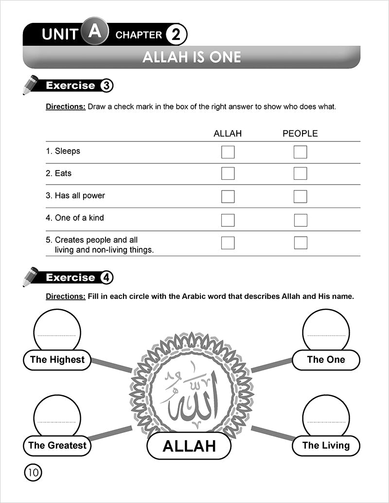 I Love Islam Workbook - Level 1 (2nd Ed)