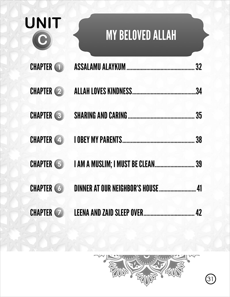 I Love Islam Workbook - Level 1 (2nd Ed)