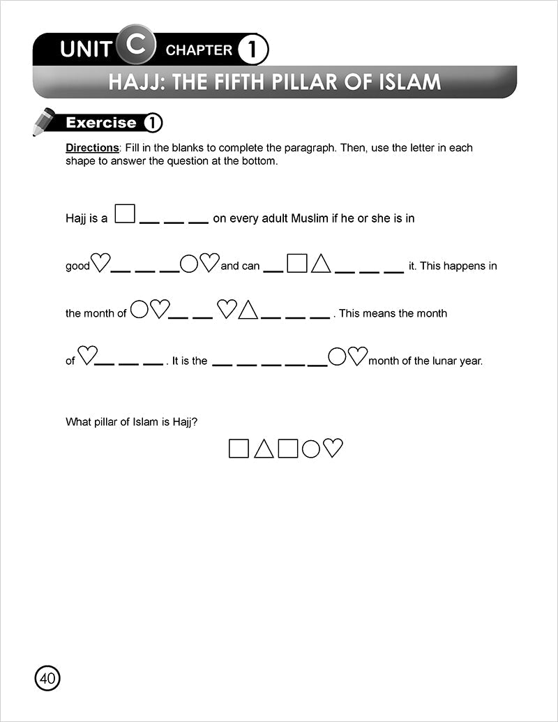I Love Islam Workbook - Level 3 (2nd Ed)