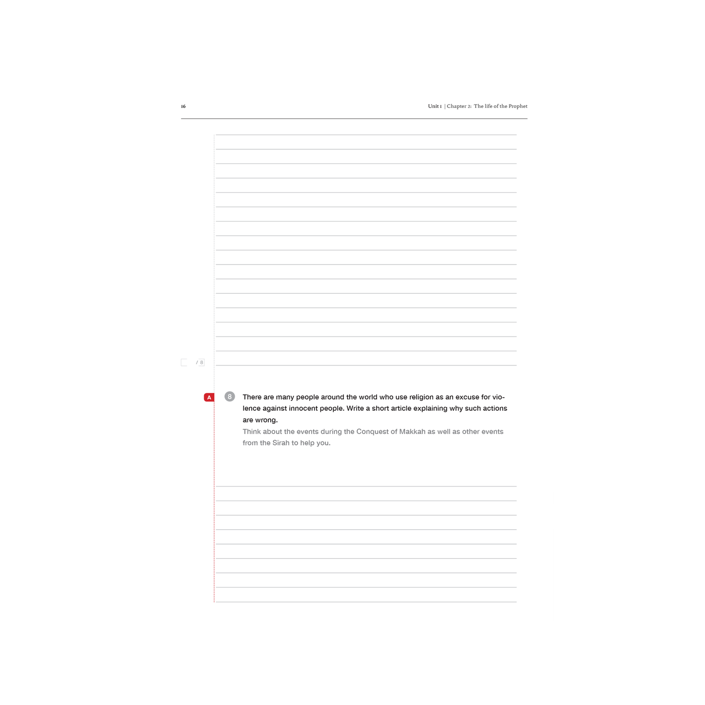 Safar Islamic Studies Workbook - Level 7