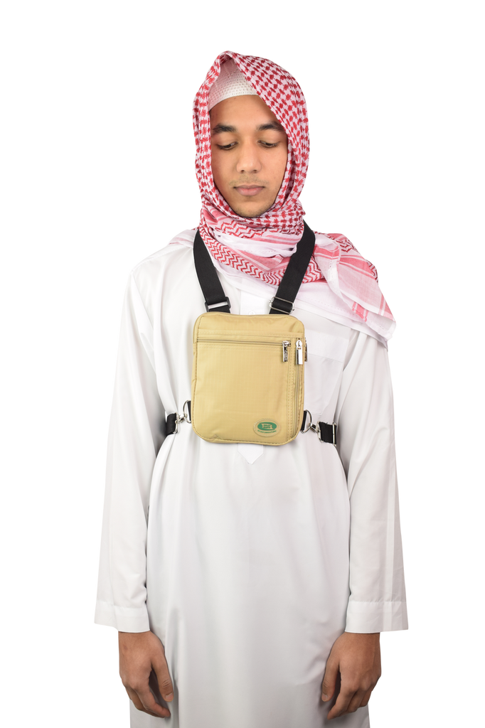 Anti-Theft Side Bag & Neck Bag for Hajj & Umrah (Medium)