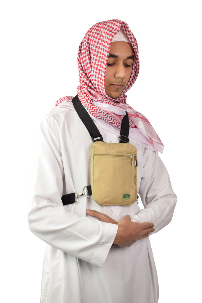 Anti-Theft Side Bag & Neck Bag for Hajj & Umrah (Medium)