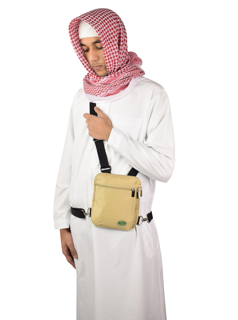 Anti-Theft Side Bag & Neck Bag for Hajj & Umrah (Medium)