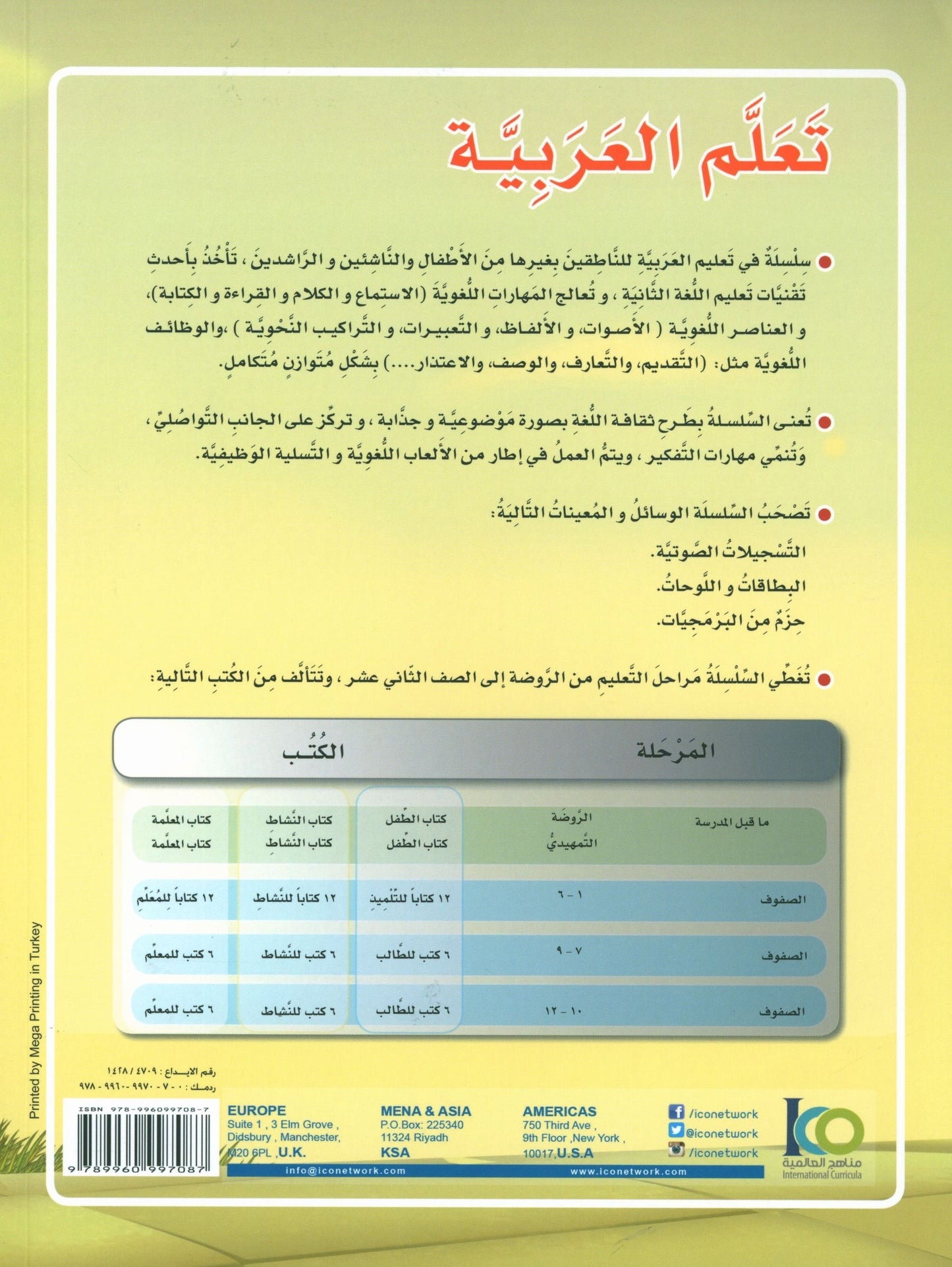 ICO Learn Arabic - Textbook - Level 6 Part 2 - تعلم العربية