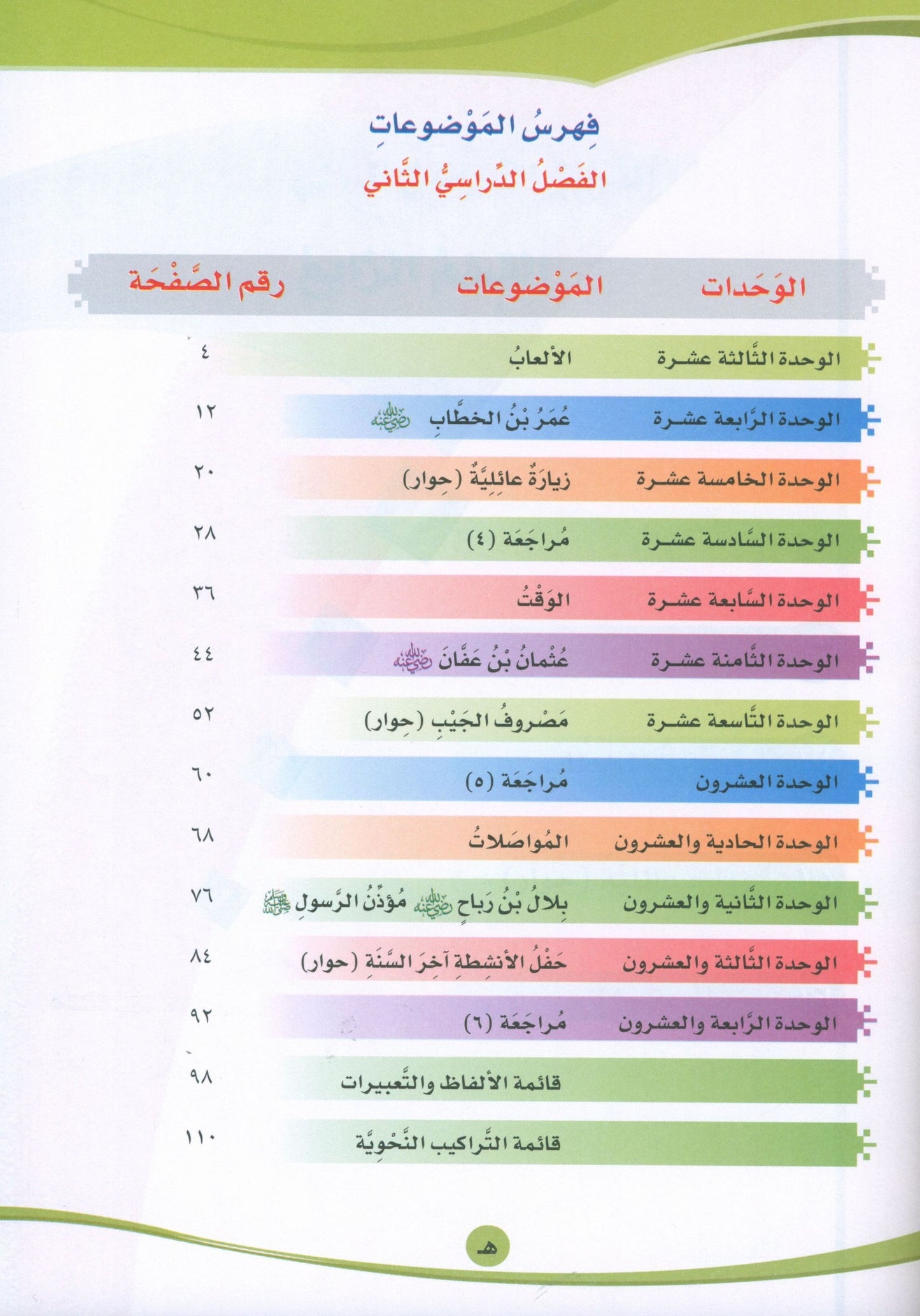 ICO Learn Arabic - Textbook - Level 4 Part 2 - تعلم العربية
