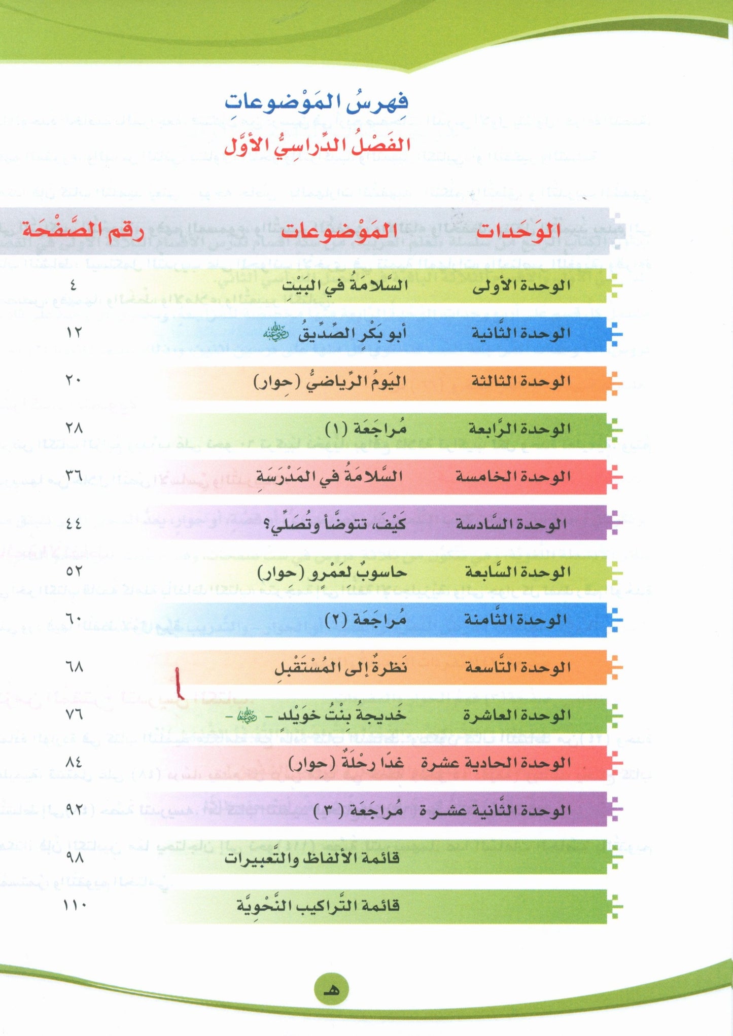 ICO Learn Arabic - Textbook - Level 4 Part 1 - تعلم العربية