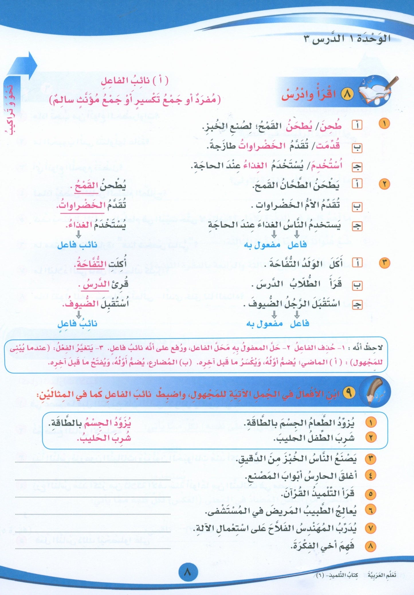 ICO Learn Arabic - Textbook - Level 6 Part 1 - تعلم العربية