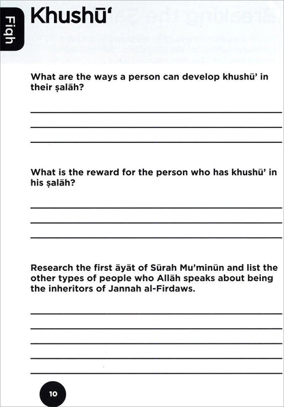 An Nasihah Islamic Curriculum - Workbook 8