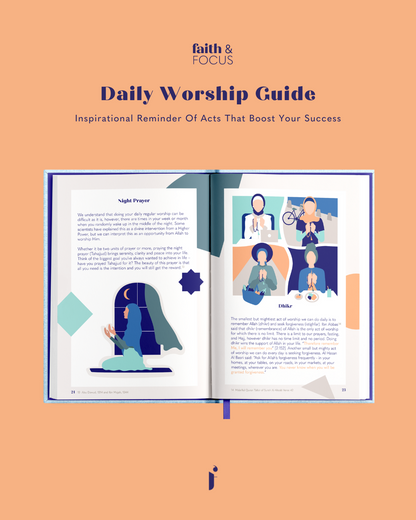 Faith and Focus Daily Muslim Productivity Planner & Journal