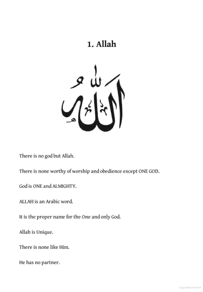The Children's Book of Islam - Part 1 (50% OFF)
