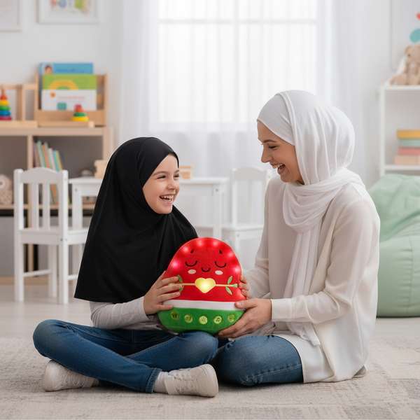 Nūr the Watermelon Interactive Plushie - Learn Surahs, Duas & More