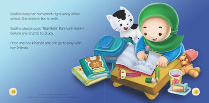 Akhlaaq Building - Studying Hard