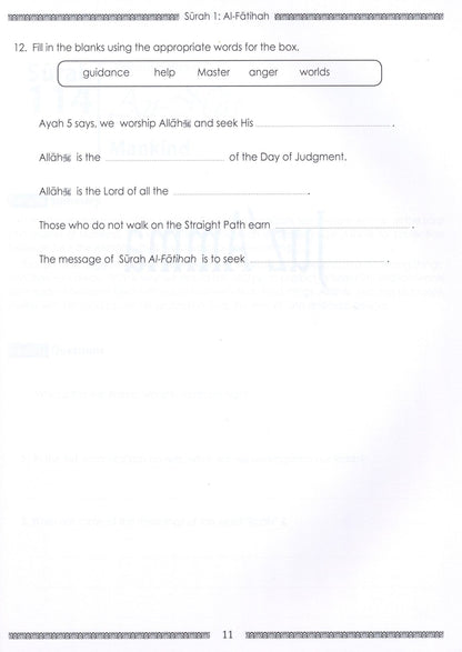 Juz Amma Workbook - Vol 1