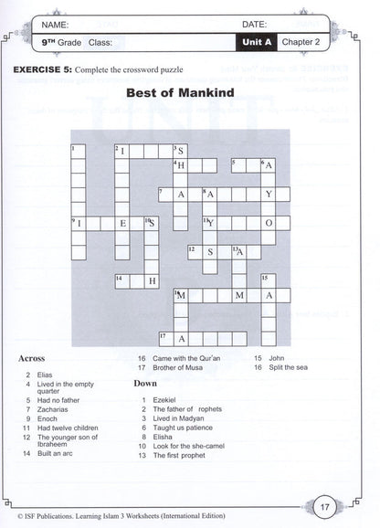 Learning Islam Workbook - Level 3 (Grade 8)