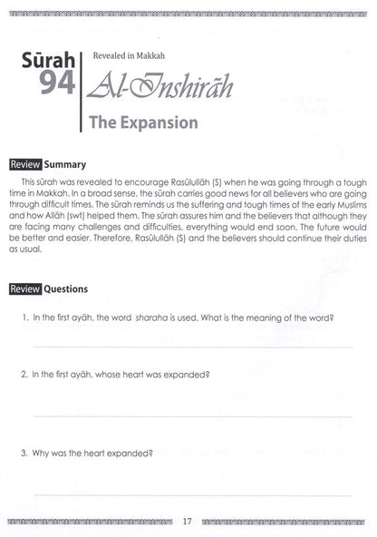 Juz Amma Workbook - Vol 2