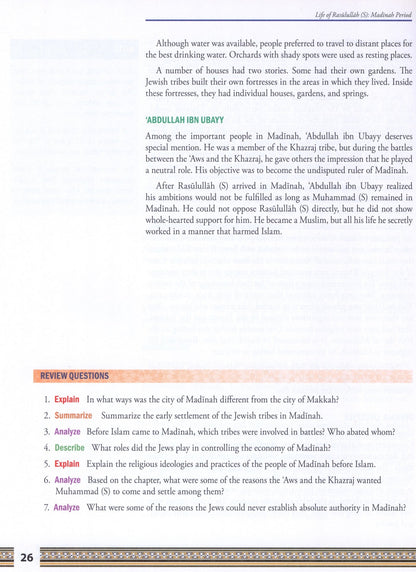 Life of Rasulullah: Madinah Period