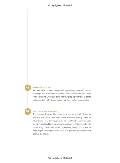 99 Names of Allah - Guided Journal