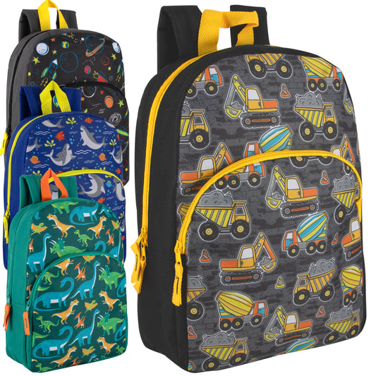 15" School Backpack - Boys
