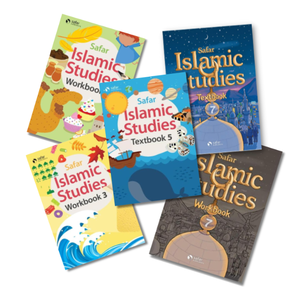 Safar Islamic Studies Set (Level 1 - 8 Textbooks + Workbooks)