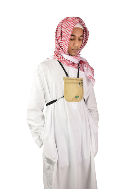 Anti-Theft Neck Bag for Hajj & Umrah (Small)