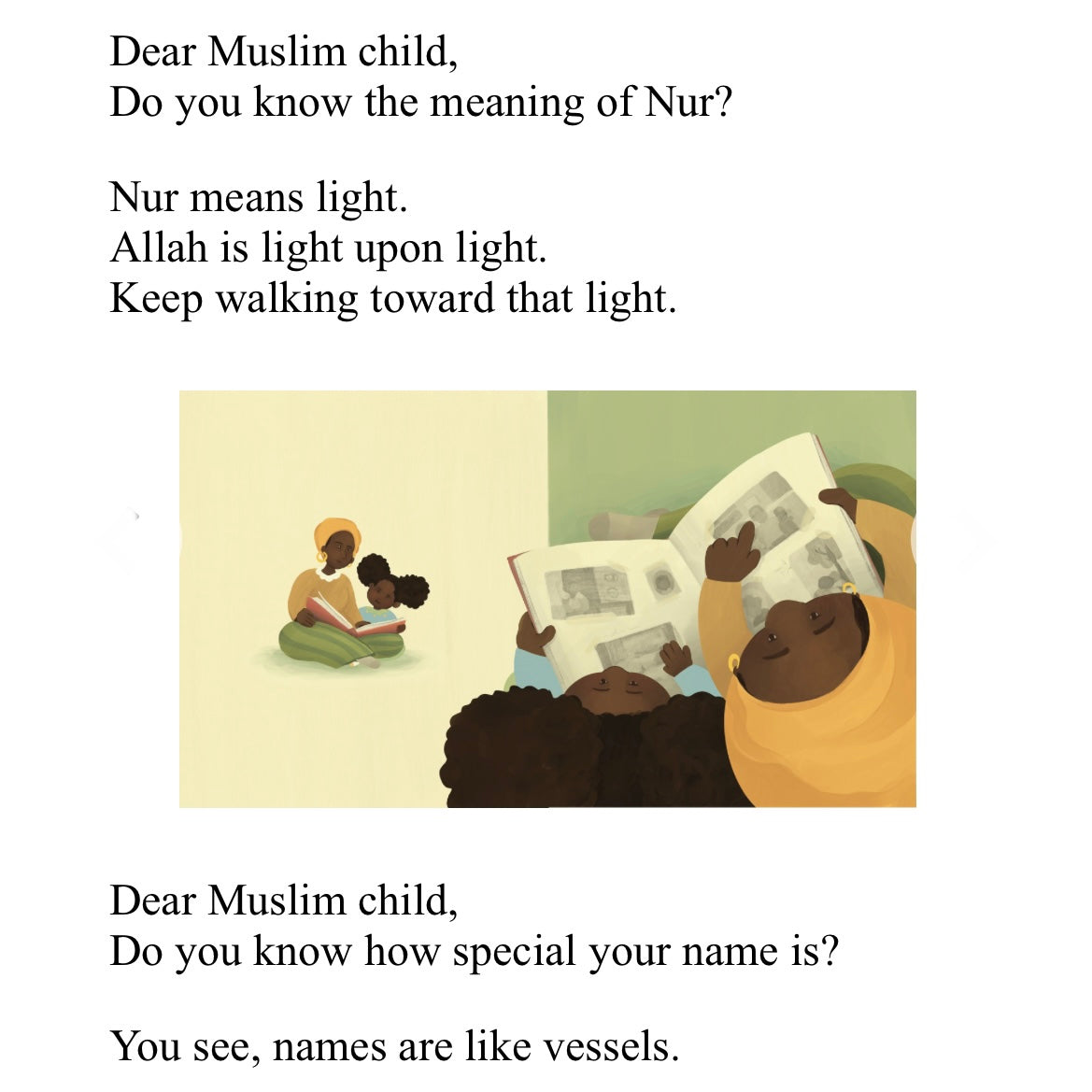 Dear Muslim Child
