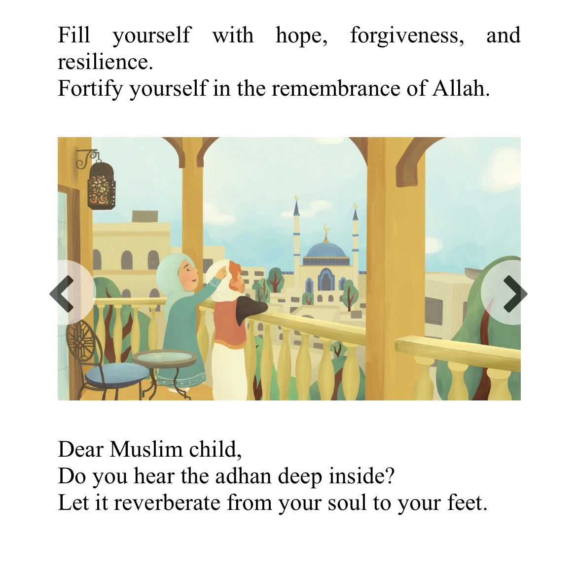 Dear Muslim Child
