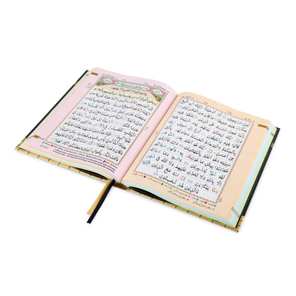 The Holy Quran with Color Coded Tajweed Rules (13 Line Indo-Pak Script) - Large Size