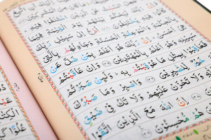 The Holy Quran (13 Line Indo-Pak Script with Color Coded Tajweed Rules) - Large Size