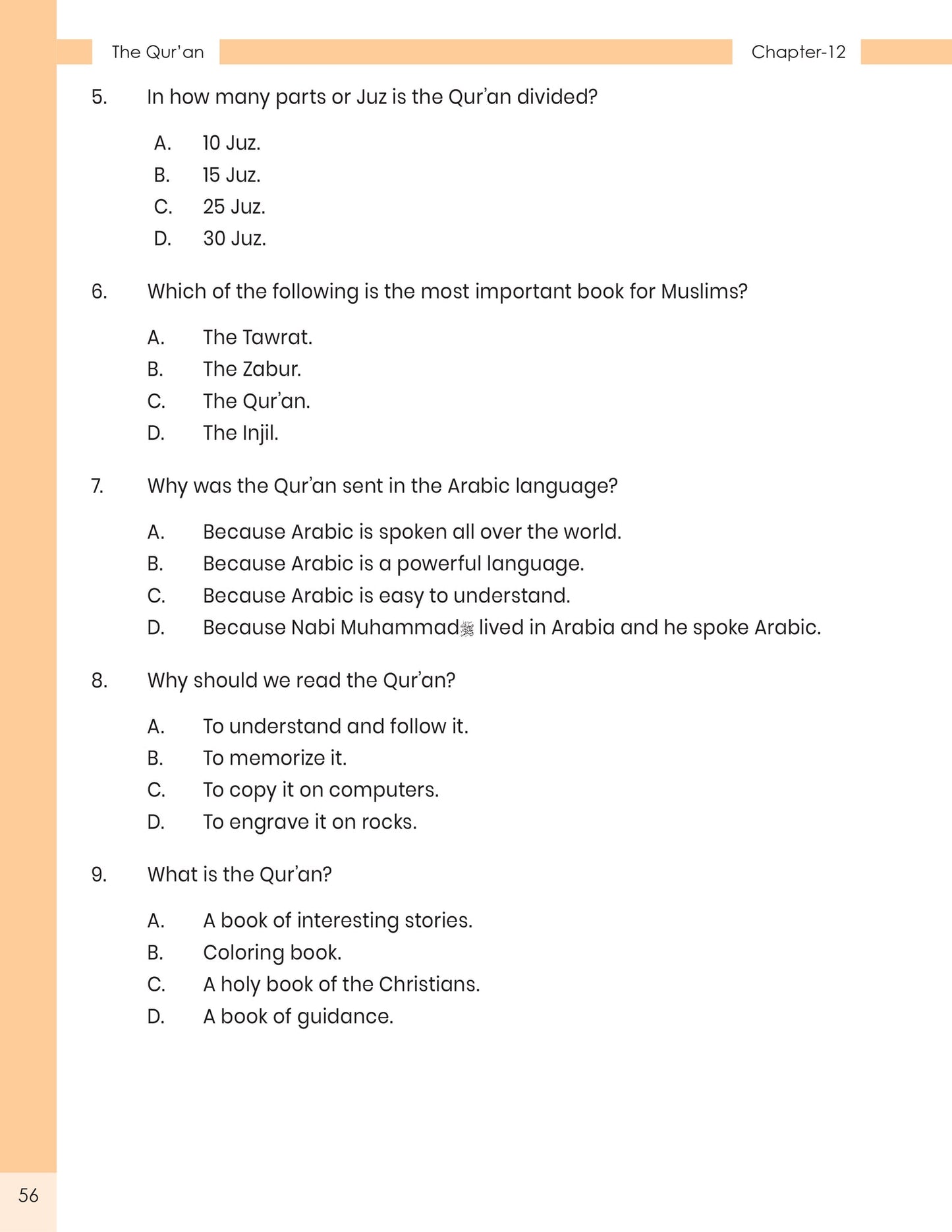 The Message of Islam Workbook - Level 2