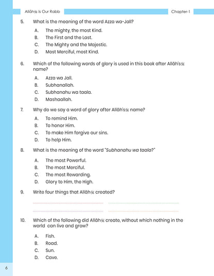The Message of Islam Workbook - Level 2