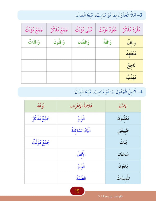 In the Arabic Language Garden - Easy Grammar: Level 5 - في حديقة اللغة العربية