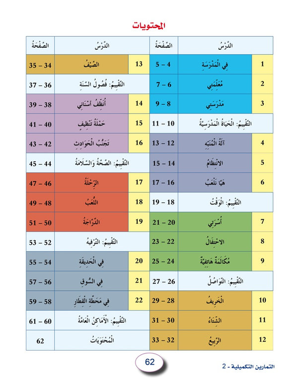 In the Arabic Language Garden - Workbook: Level 2 - في حديقة اللغة العربية