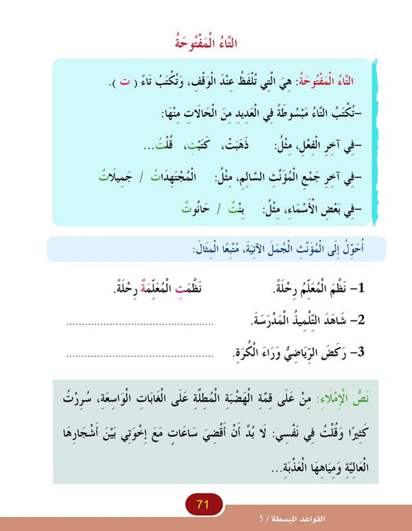 In the Arabic Language Garden - Easy Grammar: Level 5 - في حديقة اللغة العربية