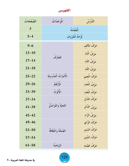 In the Arabic Language Garden - Textbook: Level 1 - في حديقة اللغة العربية
