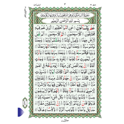 Al Qaidah An Nooraniyah & its application on Juz Amma (South Asian Script)