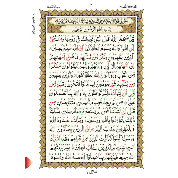 Al Qaidah An Nooraniyah & its application on Last Tenth of the Qur'an (South Asian Script)