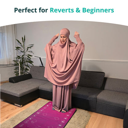 My Salah Mat® Interactive Adult/Revert Prayer Mat | Rahma Variant