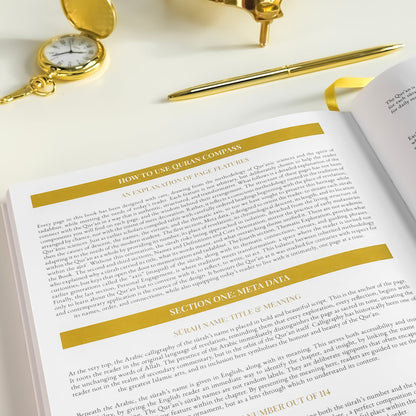 Quran Compass: Surah by Surah Study Guide & Reflection Journal